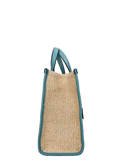 Borsa in rafia tessuto ed ecopelle GUESS | HWSW866522VERDE ACQUA
